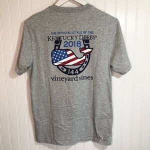 Vineyard Vines Grey Whale Pocket 144th Kentucky Derby T-shirt Sz XS